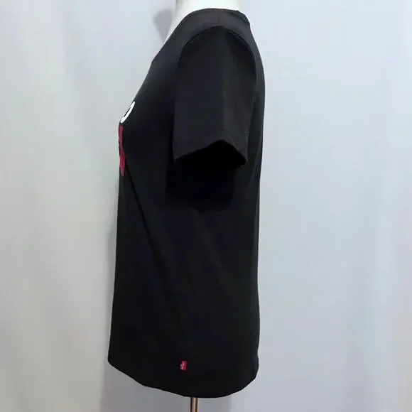 Levi's NWOT Black Graphic Tee for Women Size S - Picture 4 of 8